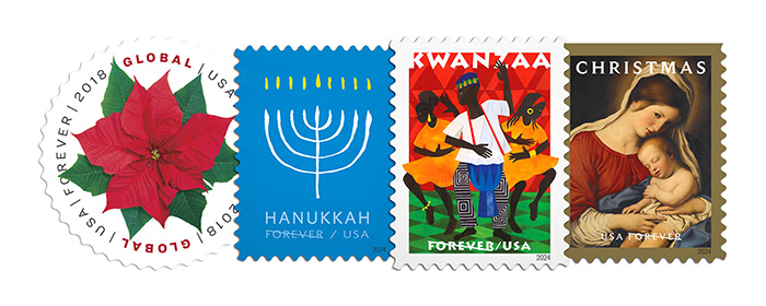 Forever Stamps available from The Postal Store.