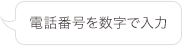 電話番号を数字で入力