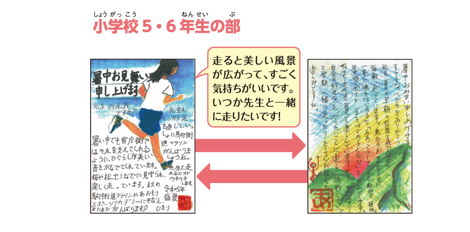 はがきコミュニケーション部門小学生５・６年生