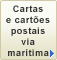 Carta, cartão postal (Via marítima)