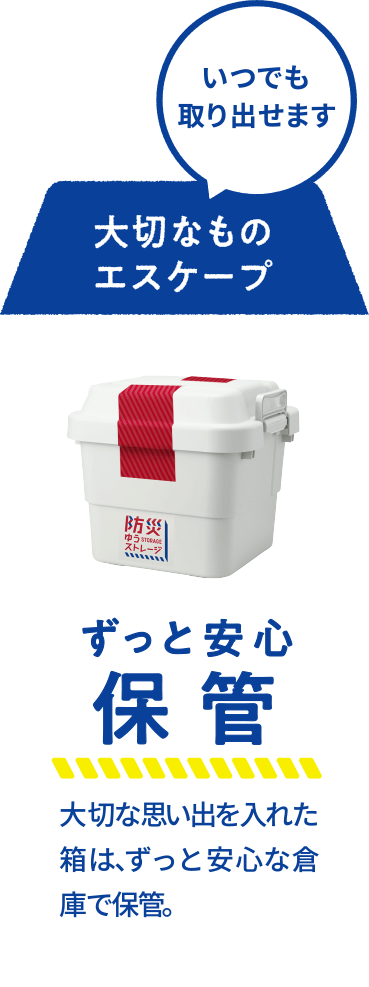 大切なものエスケープ：ずっと安心保管