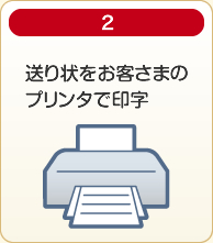 送り状をお客さまのプリンタで印字